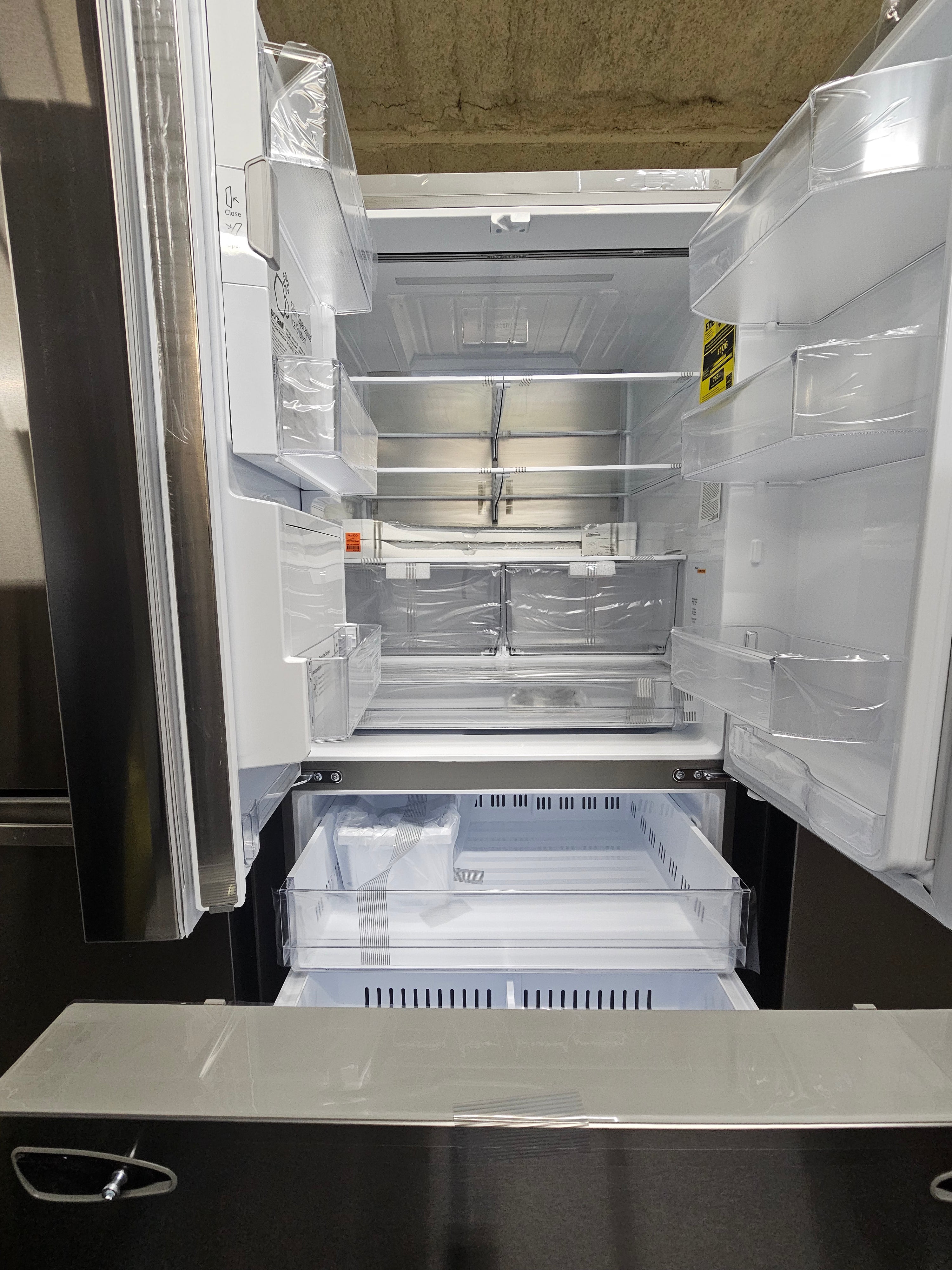 LG 31 cu. ft. SMART Standard Depth MAX French Door Refrigerator with Dual Ice Makers in PrintProof Stainless Steel